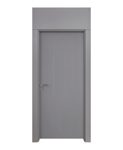 BY-158V Porte intérieure Laqué Vitrée